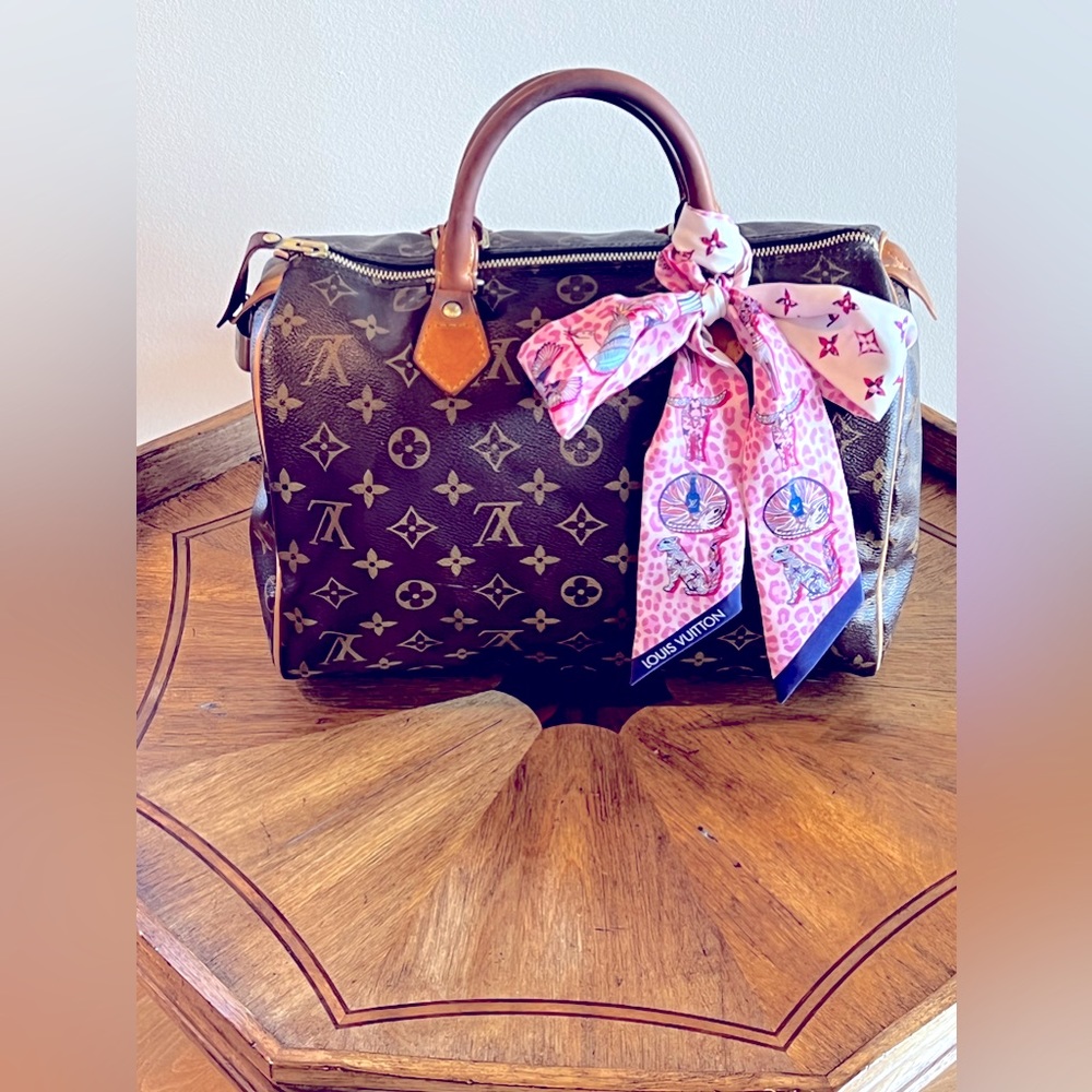 LOUIS VUITTON Speedy 30 Monogram Bag and Dust Bag